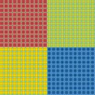 Set of tartan seamless patterns