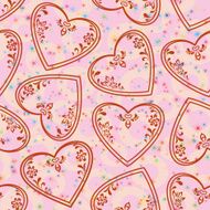 Valentine heart seamless N4