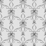 Old lace background ornamental flowers Vector texture N13