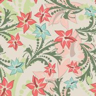 Seamless Floral Pattern N871