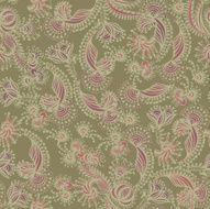 Seamless pattern with abstract flowers hand-drawing Vector illustration