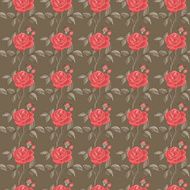 Seamless pattern with roses N39