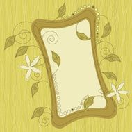Ornate floral banner N3