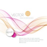 Abstract wave template background brochure design N25