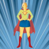Super Girl Standing