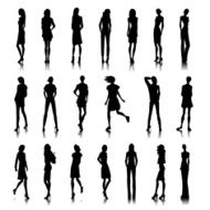 Set of female clothes