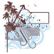 techno surf banner