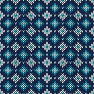 Seamless Knitted Pattern Festive and Fashionable Sweater Design N6