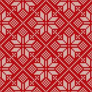 Christmas seamless sweater design on the wool knitted texture
