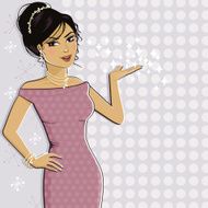 Glamorous Girl Presenting