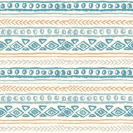 Abstract seamless ethnic pattern hand-painted N12