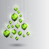 Merry Christmass and Happy New Year abstract vector illustration