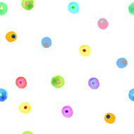 Watercolor dots