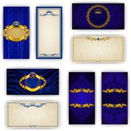 Elegant template for vip luxury invitation N33