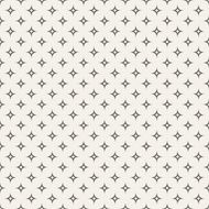 Black and white abstract star seamless pattern Vector illustration