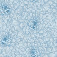 Beautiful seamless background with blue dahlia