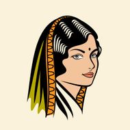 beautiful Indian lady