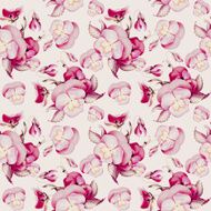 seamless viola pansy flower pattern background N3