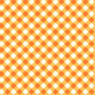 Thanksgiving or autumn gingham fabric seamless pattern included N2