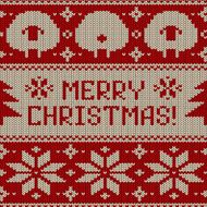 Scandinavian seamless knitted pattern N6