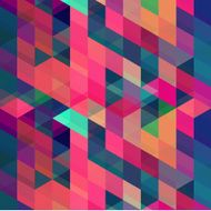 Geometric Vintage Background N3