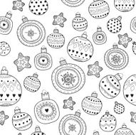 Pattern With Christmas Balls N4