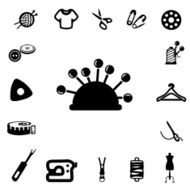 Sewing Silhouette Icons N2
