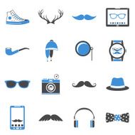 Hipster icons set N5