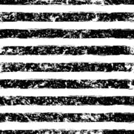 Abstract vector watercolor stripe seamless pattern Black and white background
