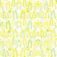 Seamless floral vector pattern N23