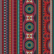 Tribal ethnic seamless pattern N5