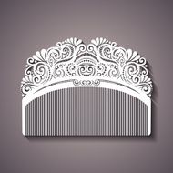 Vector Ornate Comb