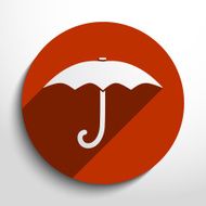 Vector umbrella web icon N9