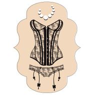 Lady&#039;s sexy corset