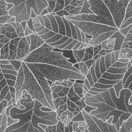 Autumn leaves seamless pattern N24