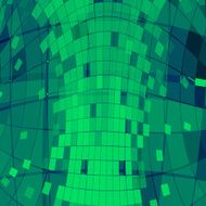 abstract green check technology pattern background N3