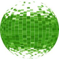 abstract vector green technology background