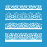 Seamless Vector Decorative Vintage Borders