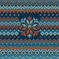 Scandinavian style seamless knitted pattern N6