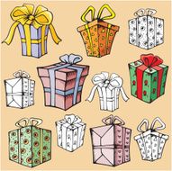 Wrapped Boxes (Vector) N3