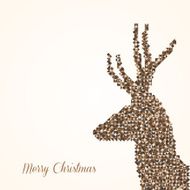 Merry Christmas abstract reindeer