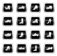 Supergloss Black Icons - Shoes
