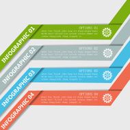 abstract color stripe banner for design