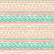 Abstract seamless ethnic pattern hand-painted N13