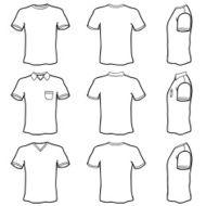 Men&#039;s T-Shirt (vector)