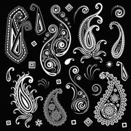 Set of paisley N5