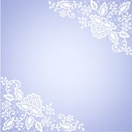 lace fabric white frame