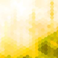abstract yellow hexagon pattern background N4