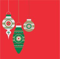 Christmas Tree Baubles Hanging