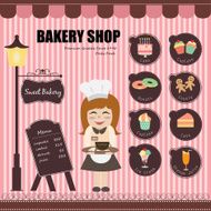 set of bakery theme 01